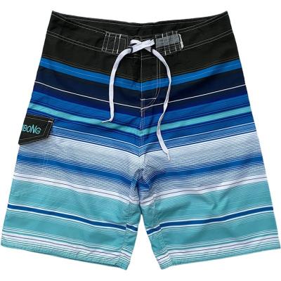 China QUICK DRY Mens Polyester Panel Shorts Summer Beach Surf Pants Quick Drying Swimwear Male Swim Shorts With Liner Swimming Flat-waisted for sale