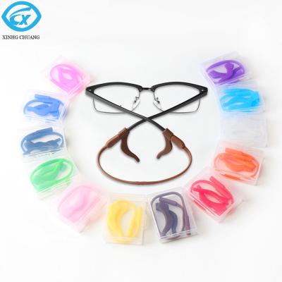 China Convenient Durable Factory Sale Adult Hot And Silicone Kids Eyewear Ties With Ear Hook Sets For Glasses Accessories for sale