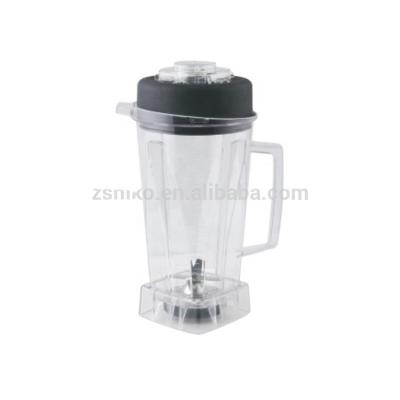 China Universal Outdoor Hot Commercial Home Plastic Blender Parts Cup Smoothies Blender Container Jar for sale