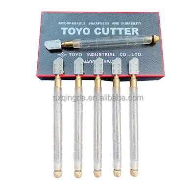 China Cut glass japan toyo glass cutter pen toyo glass cutter tc-30 for sale