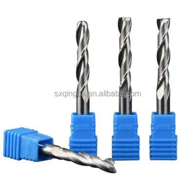 China QINGDA 2 Flute Wood BallNose CNC Processing Bit Tungsten Carbide CNC Ball Nose Wood Working End Mill for sale