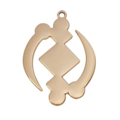 China CLASSIC Wholesale Metal Charm Tags Custom Jewelry Logo Pendant Tags For Bracelet for sale