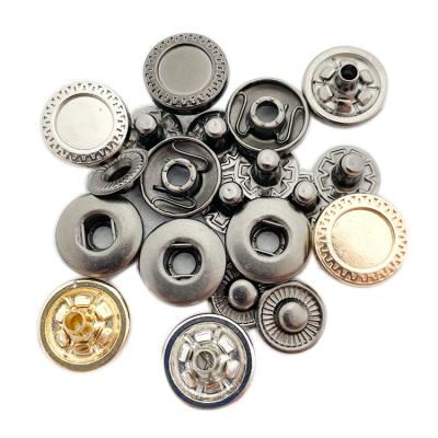 China 12mm Nickel Free Metal Series Engraved Custom Button Logo Metal Clothes Button Snaps For Clothing for sale