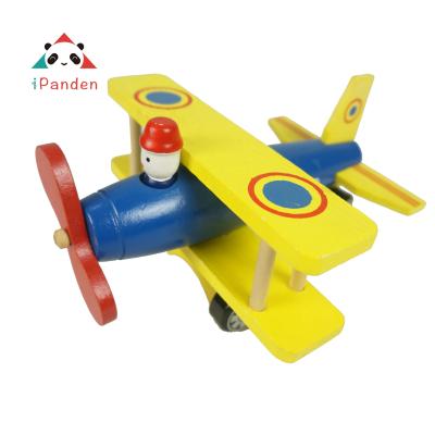 China Cheap Wooden Airplane Model Toy Wooden Airplane Model Toy For Kids Traffic Toy for sale