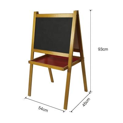 China New Design Easel Double Sided Magnetic Blackboard Painting Stand for Kids juguetes didcticos pizarrn for sale