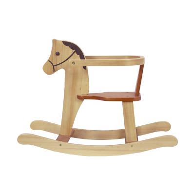 China Ride On Wooden Toy Safety Rock And Ride Rocking Horse Wooden Furniture For Kids for sale