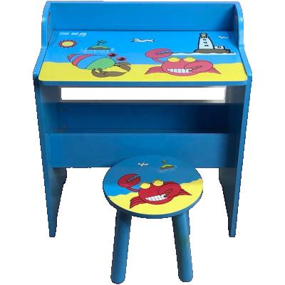 China New Environmental Material Design Wooden Storage Kids Table And Chair Furniture Wooden Set For Kids for sale