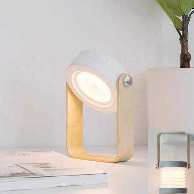 China Dropshipping modern factory led portable lantern light folding table lamp bedside table lamp for sale