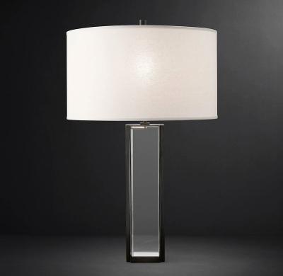 China Modern ceramic table lamp luxury and porcelain desk lamp with flower pattern for sale