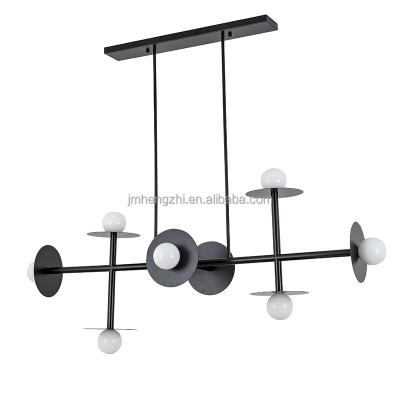 China Modern Made in China Modern Black Glass Ball LED Chandelier Pendant Light Home 8 Lights Dining Chandelier for sale