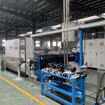 China Extruding 6mm2 Wiring Cable Manufacturing Plant Extruder Production Line Copper Wire Extrusion Machine for sale