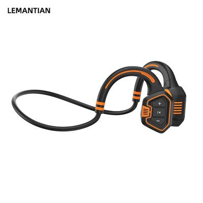 China Osteoconductive 2022 Bone Conduction Earbuds Low Ipx68 New Low Latency Earphones Earbuds Waterproof TF Bone Conduction Swimming Earphone for sale