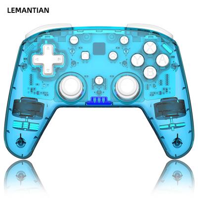 China Candy Size MOTOR VIBRATION Pro Gamepad Pro Controller Wireless Transparent Shell NS Switch Game Joystick For Nintendo Switch for sale