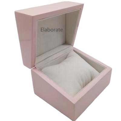 China Luxury Exquisite Luxury Jewelry Bracelet Necklace Watch Ring Storage Packaging Wooden Box for sale