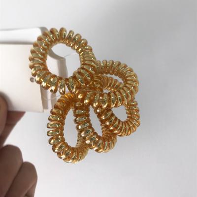 China Popular Reversible Goods Using Circle Rope Scrunchies Hair Ties Hair Tie Bracelet for sale