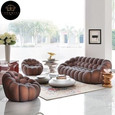 China New Bubble Sofa Removable Creative Nordic Modern Simple Villa Designer Curved Shaped Cover Sofa for sale