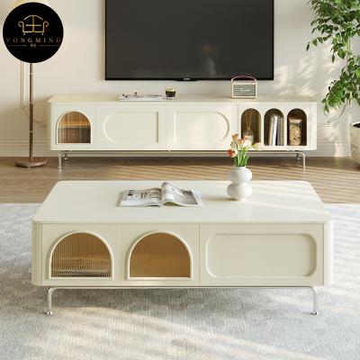 China Modern simple living room plywood tea table (the other) adjustable creative popular design irregular coffee table for sale