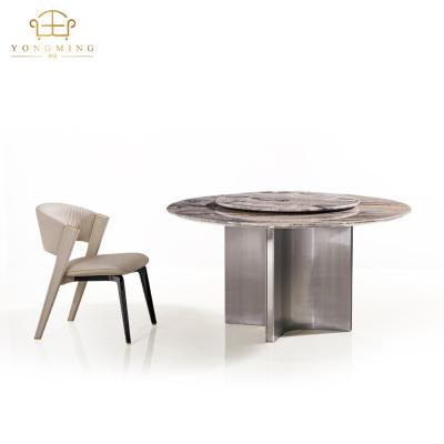 China Convertible Light Italian Luxury Modern Simple Style High End Marble Square Table For Dining Home Furniture for sale