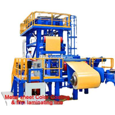 China Building Material Shops High Precision Color Advanced Technical Coating Line Roller Coating Machine for sale