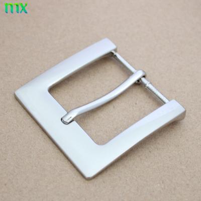 China Fashion 40mm Regular Silver Pin Belt Buckle Pin Buckle For Man's Leather Belt for sale