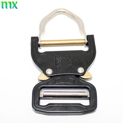 China Wholesale Black 40mm Metal Tactical Belt Buckle Canvas Belt Buckle With Triangle Hook for sale