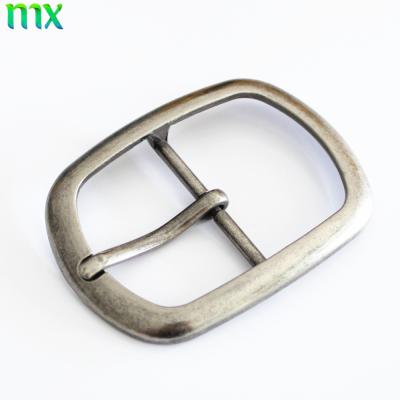 China Wholesale High Quality Silver Bar Center Buckle Laser Metal Clip Center Bar Pin Belt Buckle for sale