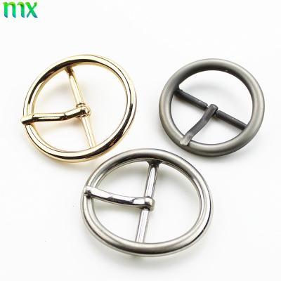 China Pin Belt Buckle Different Size Round Center Bar Pin Buckle For Women for sale