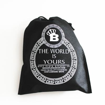 China Recyclable Custom Waterproof Logo Cotton Fabric Drawstring Bag for sale