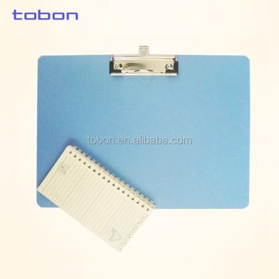 China Plastic Scenery With Metal Low Profile Blue Wood Wooden Clip MDF Clipboard for sale