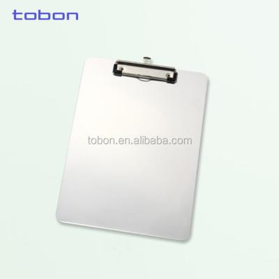 China High Quality Aluminum A4 Metal Clip Panel Flat Aluminum Clipboard for sale