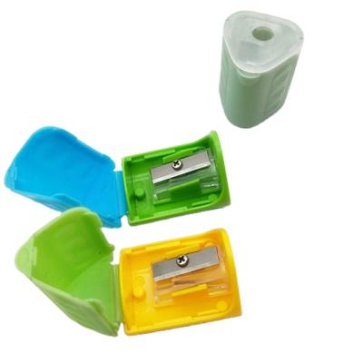 China Office School Pencil Sharpener Plastic Metal Knife Funny Cosmetic Pencil Sharpener for sale