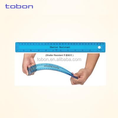 China 30cm K Glue Plastic Material Shine Resistant Ruler 3.5cm Width for sale