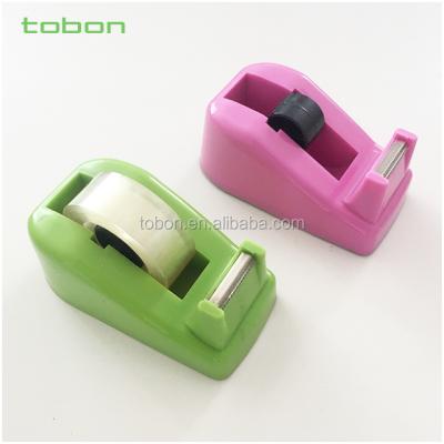 China Small Stationery Plastic Classic Kids Tape Dispenser for sale