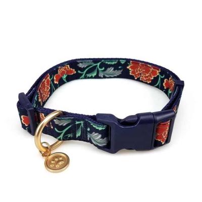 China Hot Selling Dog Viable Outdoor Adjustable Dog Collar Custom Made Dog Collar for sale