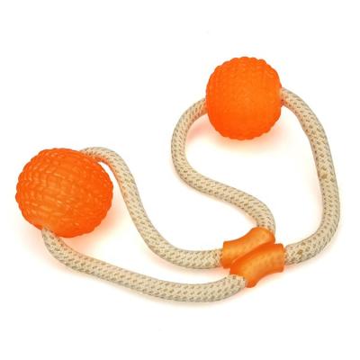 China High Quality Sustainable Manufacturer Custom TPR Interactive Ball Chew Toy for sale