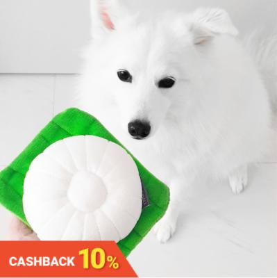 China Sustainable Singapore Tutu Kueh Squeaker Chew Toy For Dogs for sale