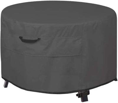 China New Outdoor Fire Resistant Waterproof 600D Polyester Thick Listing Garden Pit Table Cover for sale