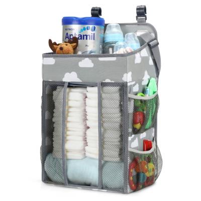 China US OEM BSCI Factory Style Diaper Storage Baby Care Nursery Diaper Portable Hanging Cart Bag for sale