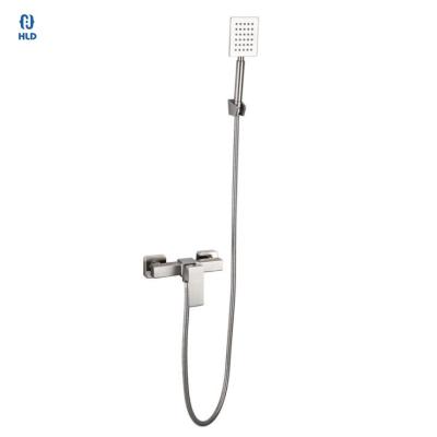 China Without Sliding Bar Customize 304 Stainless Steel Brushed Bath & Shower Faucet Bathtub Faucet & Shower Set Bath & Shower Faucets for sale