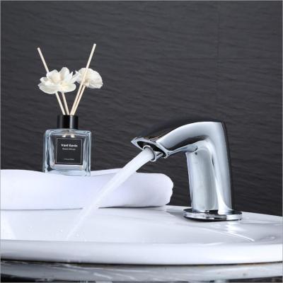 China Sense Faucets Basin Faucets Brass Touch Sensor Free Automatic Basin Taps Faucet For Bathroom Sink for sale