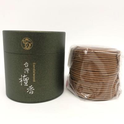 China Natural Incense Chinese Handmade Incense Coil with Sandalwood and Taiwanese Cypress for Worship Aroma Indoor Mindfulness for sale