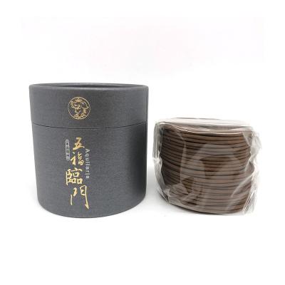 China Chinese Factory Wholesale Natural Incense 4 Hours Incense Coil With Agarwood For Indoor Worship for sale