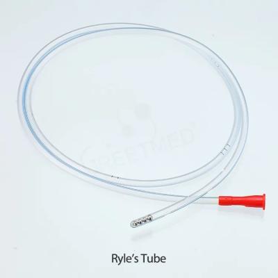 Cina Pvc Silicone Stomach Feeding Tube With Stainless Steel Ball RYLES Type in vendita