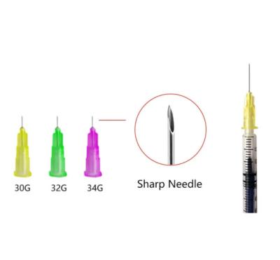 China Beauty Needles 34G 1.5MM 1.2MM medical micro multi needle for injection for sale