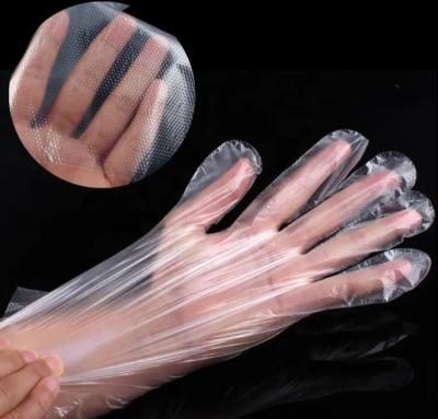 China Guantes HDPE no esterilizados guantes resistentes al agua y a los productos químicos desechables para manipulación de alimentos y uso industrial en venta