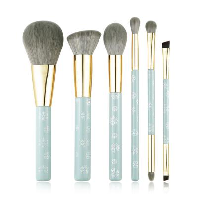 China 2022 High Quality Synthetic Hair 6pcs Makeup Set Brush With Private Label for sale