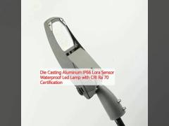 Die Casting Aluminum IP66 Lora Sensor Waterproof Led Lamp with CRI Ra 70 Certification