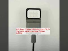 IP65 Rated Outdoor LED Street Lights CRI 70 30W 150W 300W for Versatile Outdoor Lighting