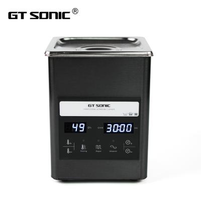 China Building Material Shops GT Sonic-S2 2L 50W 40Khz Ultrasonic Cleaner Element Ultrasonic Cleaning Machine For Tools Shop for sale