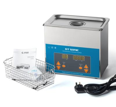 China GT SONIC Digital Display Wrist Watch Container/Bottles Cleaning Material VGT-1730QTD 3L Ultrasonic Cleaner for sale